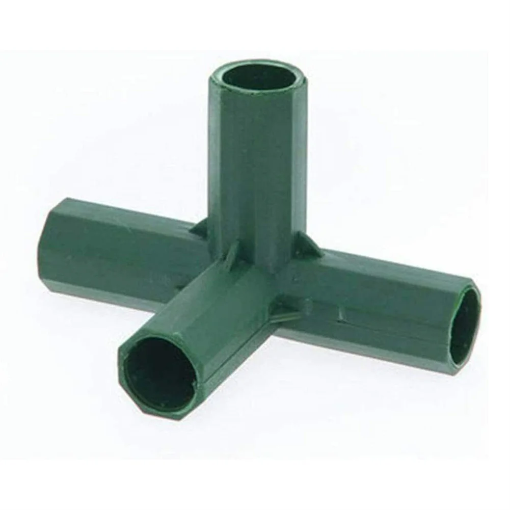 

14pcs Greenhouse Way Corner Connect Kit Plastic Frame Connector Set Fitting Garden Frame Canes Connector Garden Plant Tools