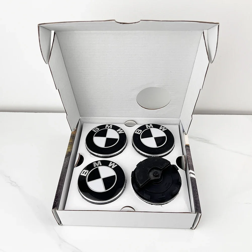 4Pcs 68mm 56MM Car Wheel Hub Center Cap Floating For Bmw 50th Anniversary E36 F20 E46 E39 E38 E90 E60 E87 E34 E53 X3 X5 X6 M2