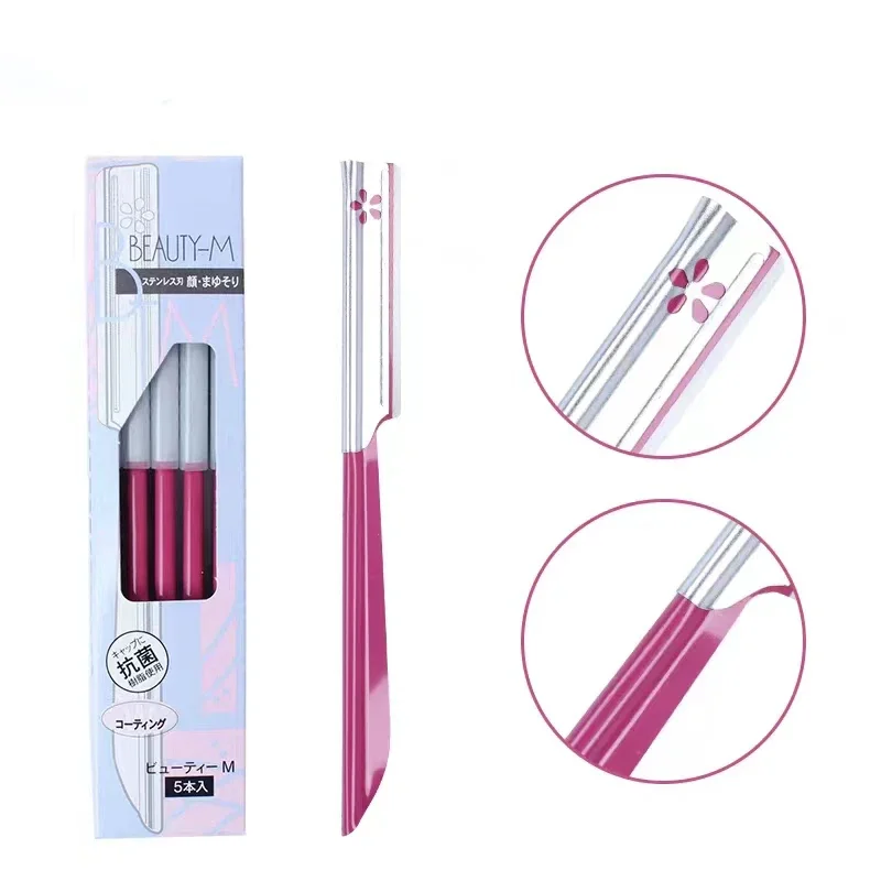 Eyebrow Scraper Decorative Eyebrow Knife Unisex Makeup Tool Anti-scratch Beginner Safe Type Manual