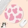 Cow Print Animation Round Office Computer Desk Mat Table Keyboard Big Mouse Pad Laptop Cushion Non-slip for PC Computer Table 6
