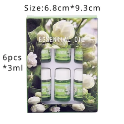 Essential Oils Aromatherapy Set - Lavender & Rose Blend for Diffusers and Humidifiers (Jasmine)