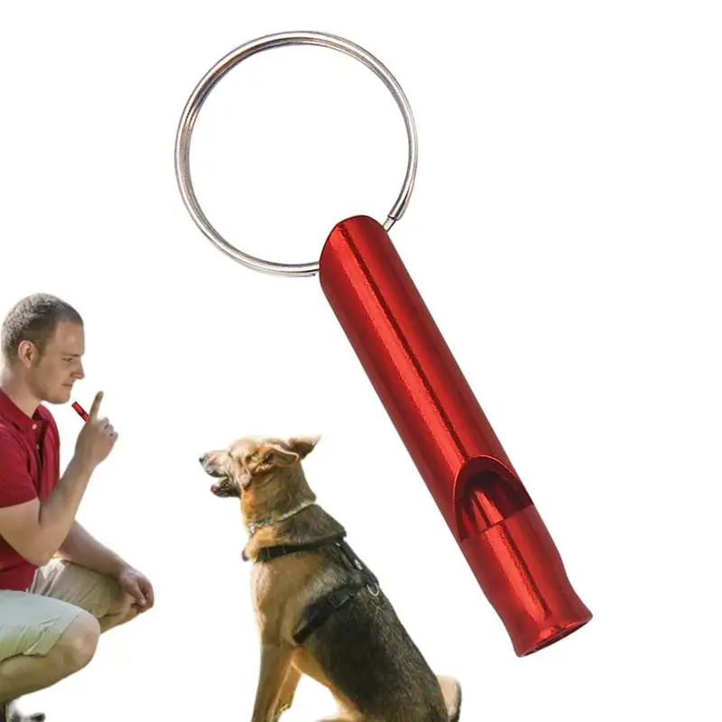 Ultrasonic Dog Whistle Aluminum Alloy Dog Recall Whistle Anti Barking Ultrasonic Tool Portable Training Behavior Aids Stop