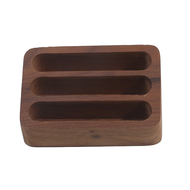 Solid Wood Desktop Business Card Display Stand Memo Holder Storage Box Beech Wood Card Organizer For Office card display stand desk card holder card holder