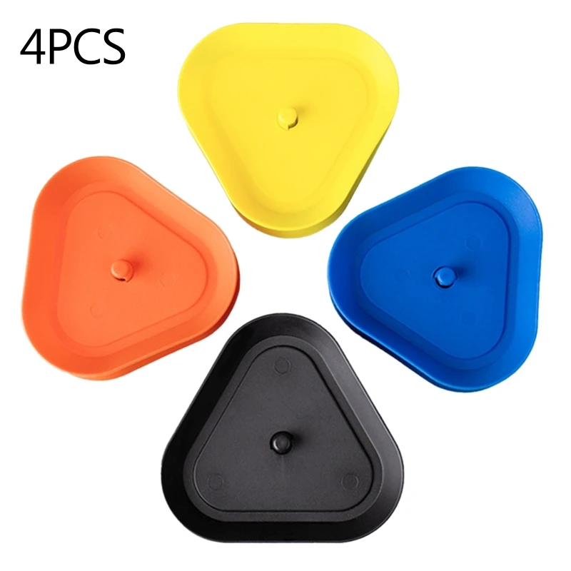 4pcs/set Triangle Shaped Hands-Free Playing Card Holder Board Game Poker Seat 
