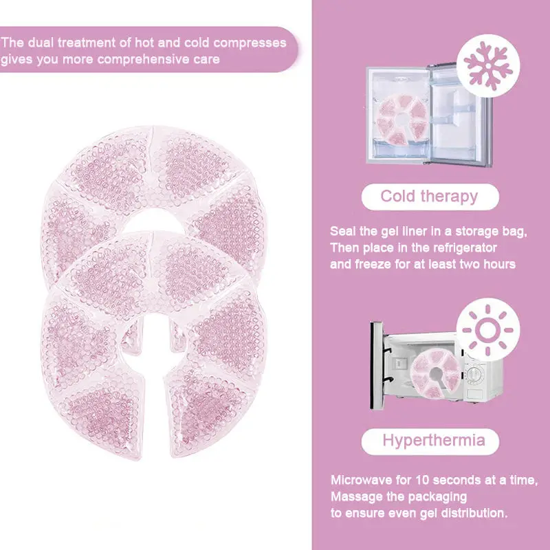Therapearl Breast Therapy Breast Pads Hot & Cold 2 packBreast Feeding Essentials Reusable Gel Cooling Pads Compress Hospital Bag