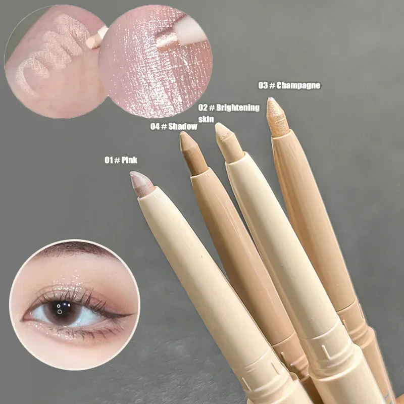 Eyeshadow Eyeliner Matte Brightening Lying silkworm Shadow Pen Dual-use Eyeliner Gel Pen Beige Skin Tone Concealer Smooth Contour