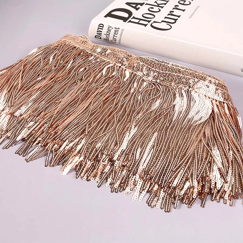 WHA397 multi-color leaf glitter fringe row lace stage dress curtain decoration accessories DIY flower tassel fringe tassel decoration tassel accessories tassel trim mini tassels bookmark tassels silky floss tassels leather tassels fluorescent tassels