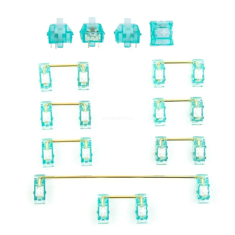 

Keyboard Switches Linear 3Pins with Factory Lube Smooth Performance Linear for Mechanical Keyboard Dropship