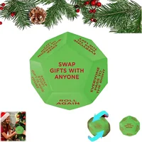 Exchange Dice Game,Santa Swap Gift Exchange Dice,Christmas Party Gift Exchange Dice,Christmas Group Party Game,12 Different Side 1