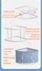 Bathtub Household One-click Folding Installation-free Bath Bucket Adult Bath Bucket Portable Children's Triangular Bath Bucket 6
