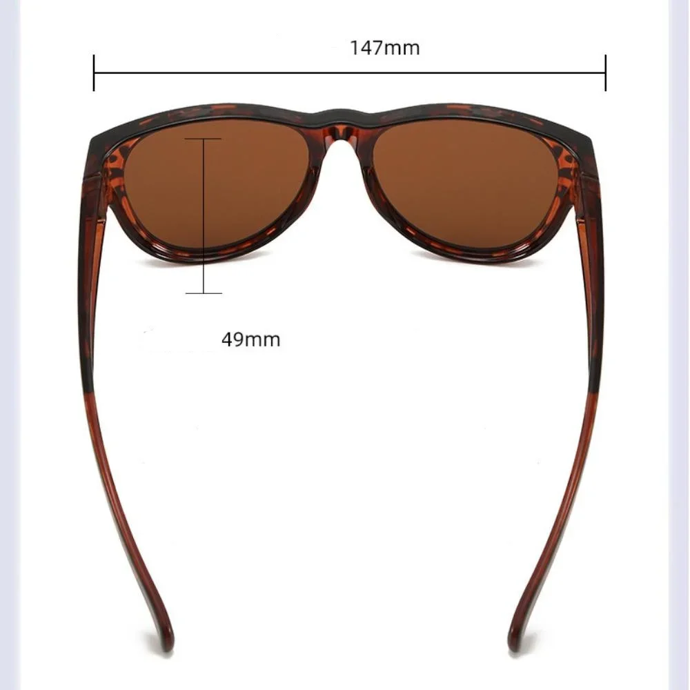 Polarized Sunglasses Fit Over Glasses, Sunglasses for Women To Go Over Glasses Lightweight - Image 3