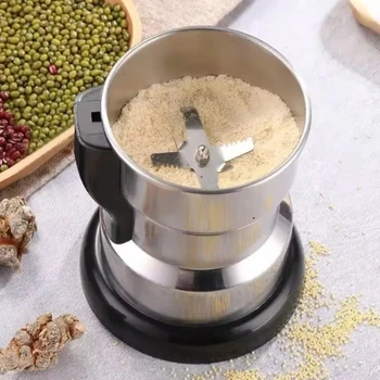 Stainless Steel 400W Electric Multifunctional Kitchen Cereal Nuts Beans Spices Grains Grinder Machine for Home Coffee Grinder 1