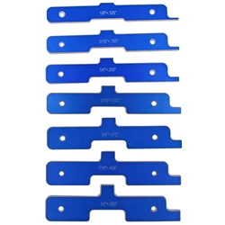 Barres de montage, blocs de montage précis pour jauge de hauteur, durables 7 pièces, outils de mesure utiles pour le travail du bois, accessoires 