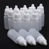 5PCS 5ml/10ml/15ml/20ML/30ML/50ML/100ML Empty Plastic Squeezable Dropper Bottles Eye Liquid Dropper Refillable Bottle 2