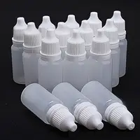5PCS 5ml/10ml/15ml/20ML/30ML/50ML/100ML Empty Plastic Squeezable Dropper Bottles Eye Liquid Dropper Refillable Bottle 2