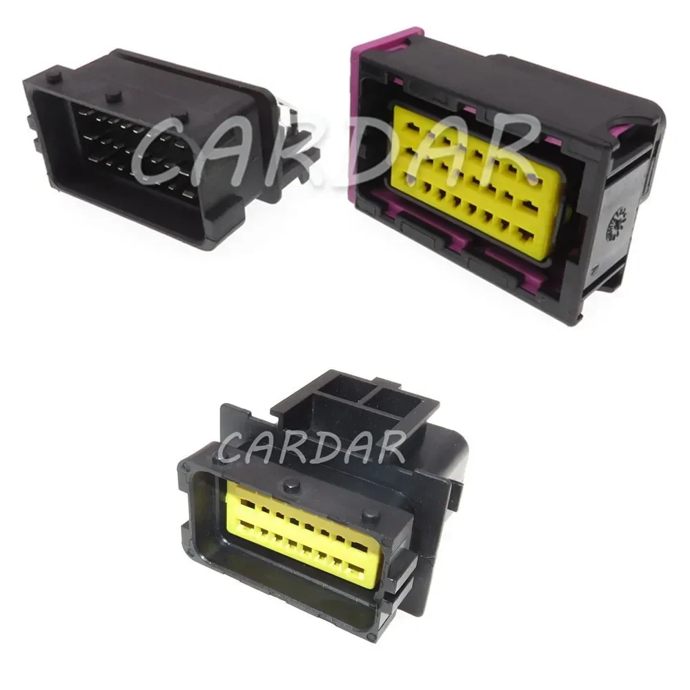 

1 Set 24 Pin 24 Way FCI 211PC249S8005 211PL249S0023 Automotive Connector Auto ECU PCB Socket Black Plug