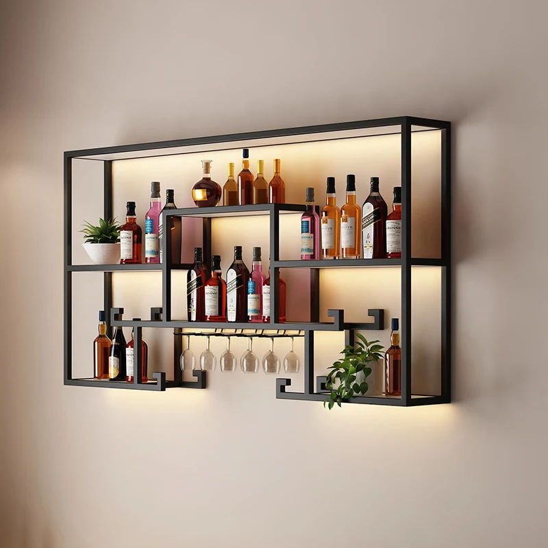 Display Cabinet Canteen Bar Wall Furniture Set Liquor Living Room Beverage Cellar Wine Fridge Drinks Cabinets White Mobile