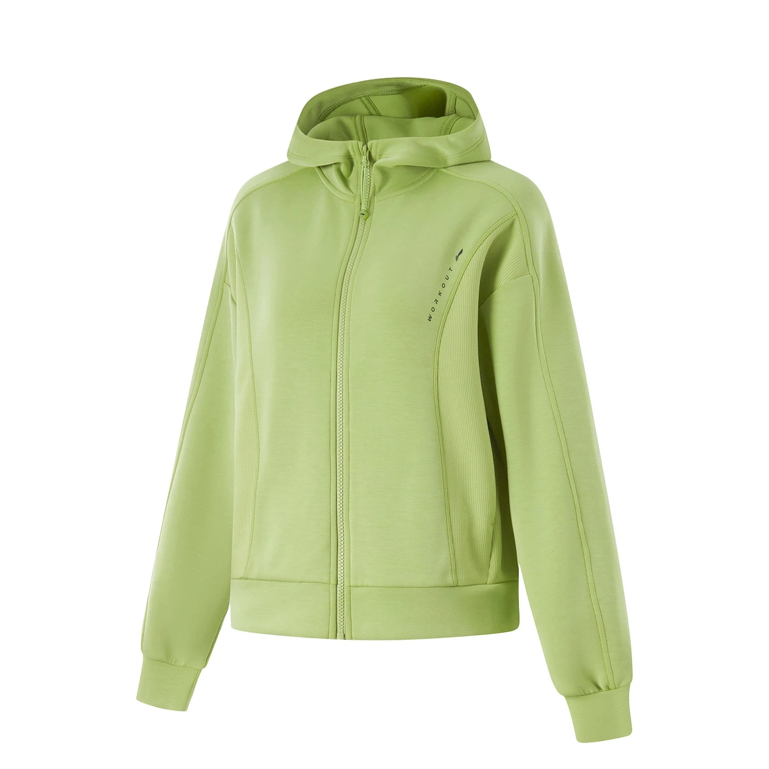 Li-Ning Women Training Fitness Hoodie Loose Fit 50%Polyester 43%Modal 7%Spandex Comfort Sports Hooded Pullovers Coat AWDV066