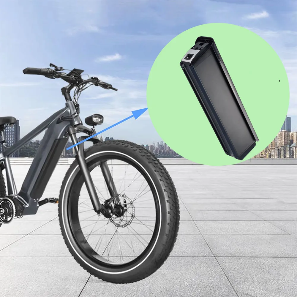 Batterie Lithium-ion 52V 21Ah Pour Vélo électrique - Montage Arrière Avec Porte-bagages - Chargeur Et USB Inclus