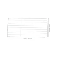 Étagère métallique de séparation pour réfrigérateur, grille en maille métallique, organisateur, diviseur de congélateur, compartiment de réfrigérateur, étagère de rangement de cuisine 3