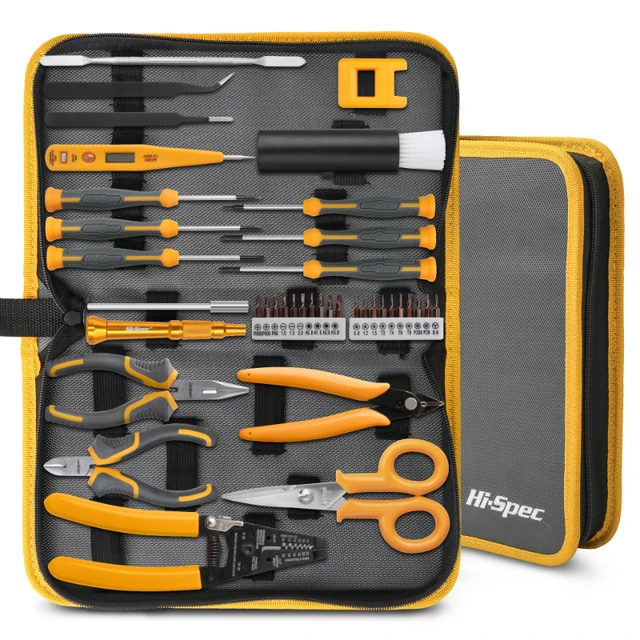 Ensemble d'outils de réparation domestique - Kit d'outils de réparation  portable avec étui de transport pour les tâches de fixation pour les