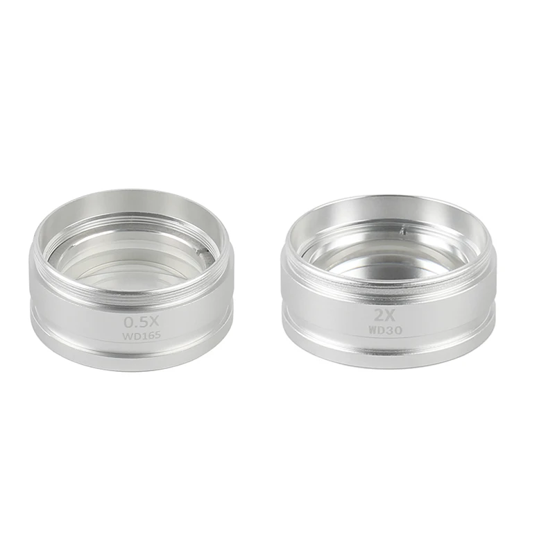 WD165 WD30 0.5X 2X Binocular Stereo Trinocular Microscope Auxiliary Objective Lens Barlow 1-7/8&quot (48mm) Mounting Thread | Инструменты