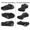 1:64 6 Pcs/Set Alloy Car Models Toy Bat Chariot American Movie First To 6th Generation Bat Chariot Metal Cars For Children Gifts 6
