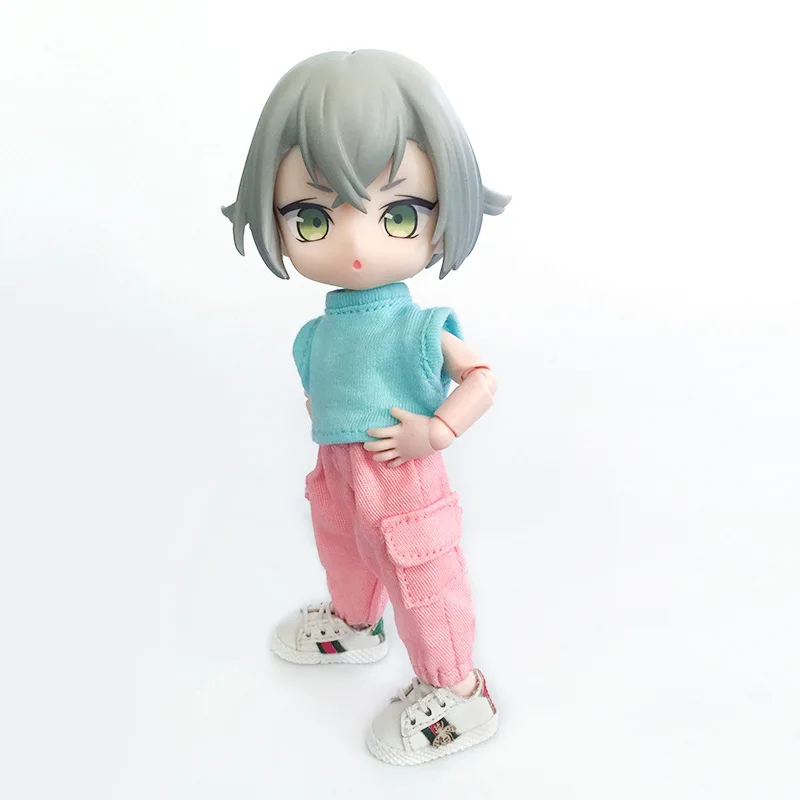 Ob11 Bjd Doll Long Overalls Pant Doll Jeans Clothes With Pocket Ob11 Diy Accessories Toys For Ob11,Obitsu11,Molly,1/12 Bjd Doll 3