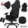 Gaming Chair Cover-Gaming Chair seat Cover 4pc/Set Gaming Chair Covers Stretchable with armrest Covers/Chair Back Covers/Chair s