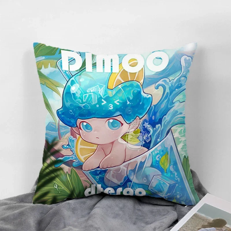

45x45 Cushions Covers for Bed Pillows Dimoo Pillowcase Pillow Cover Cushion Decorative Sofa Anime Throw Home Decor Sleeping Hugs
