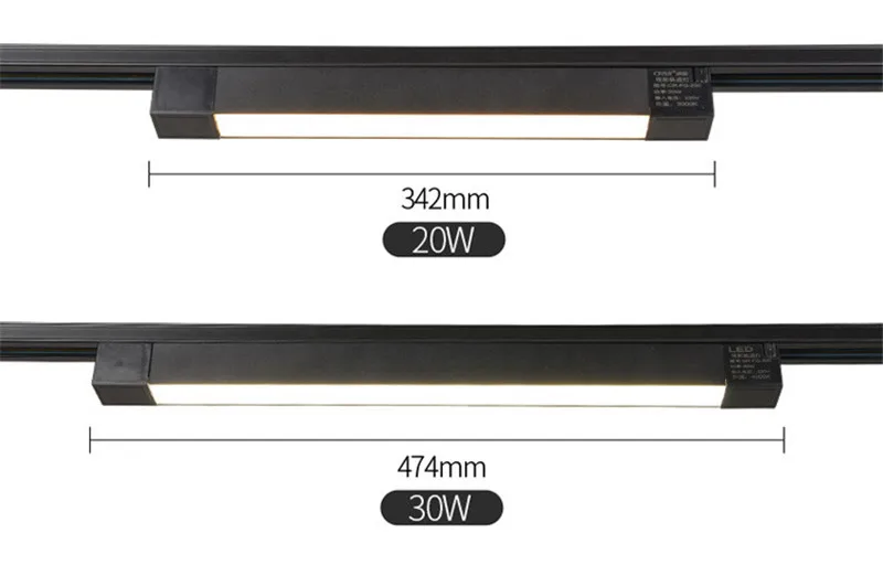Description Picture 4 of itemLong Track Light LED Strip Ceiling Rail Light 20w 30w Floodlight Spotlight Business Linear Lamp LED Flood Grille Guide Lamp