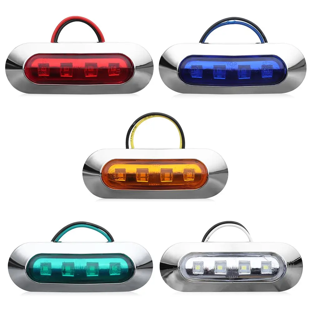 폰툰 코트시어스 콕핏 DC 12V-24V 레드 그린 해양 보트 조명 보트 네비게이션 조명 데크 장식 LED 실내등