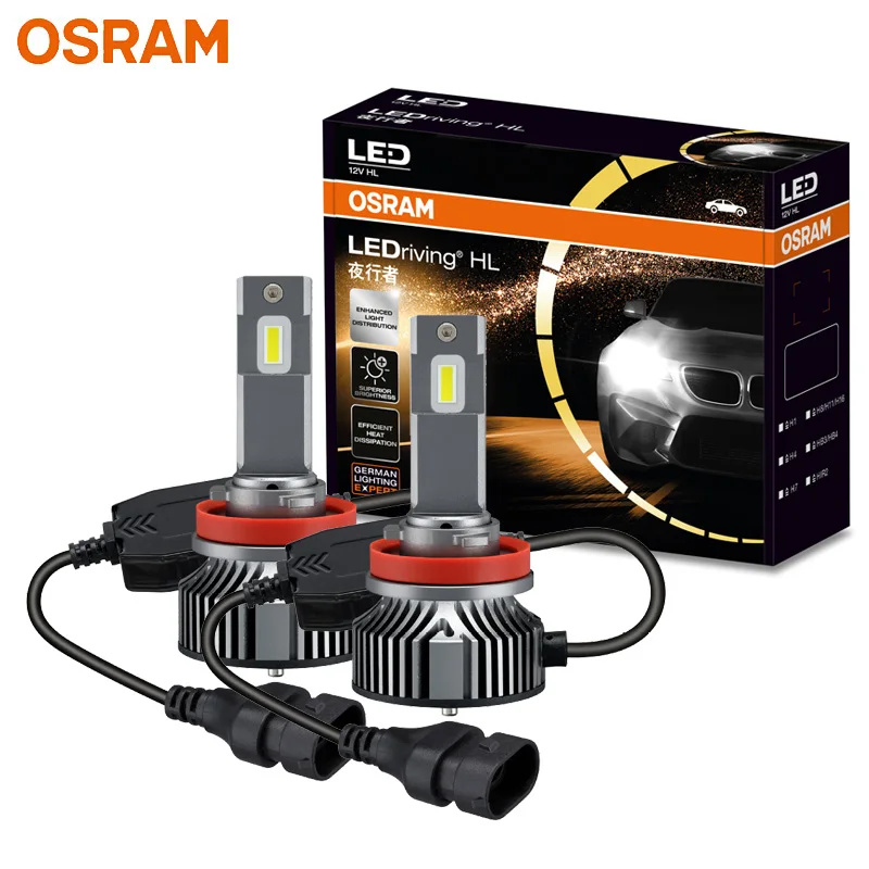 OSRAM LEDriving HL Premium New H8 H11 H11 YXZ LED Car Lamps 90W 9000lm Lumens 6000K White Fog Bulbs G6211CW, 2X AliExpress