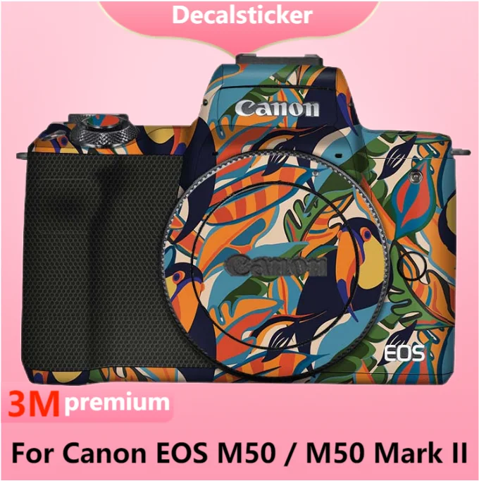 Per Canon Eos M50 / M50 Mark Ii Adesivo Per Fotocamera Antigraffio Pellicola Protettiva Per Il Corpo Skin M50 Ii