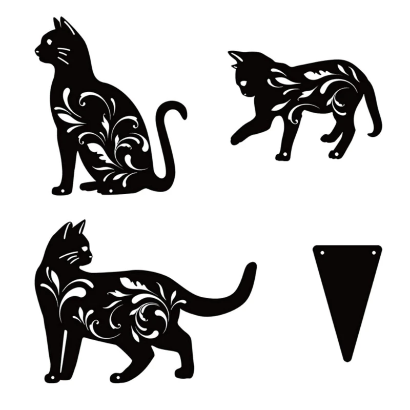 

Metal Cat Decor Animal Statue Party Holiday Party Decoration Supplies