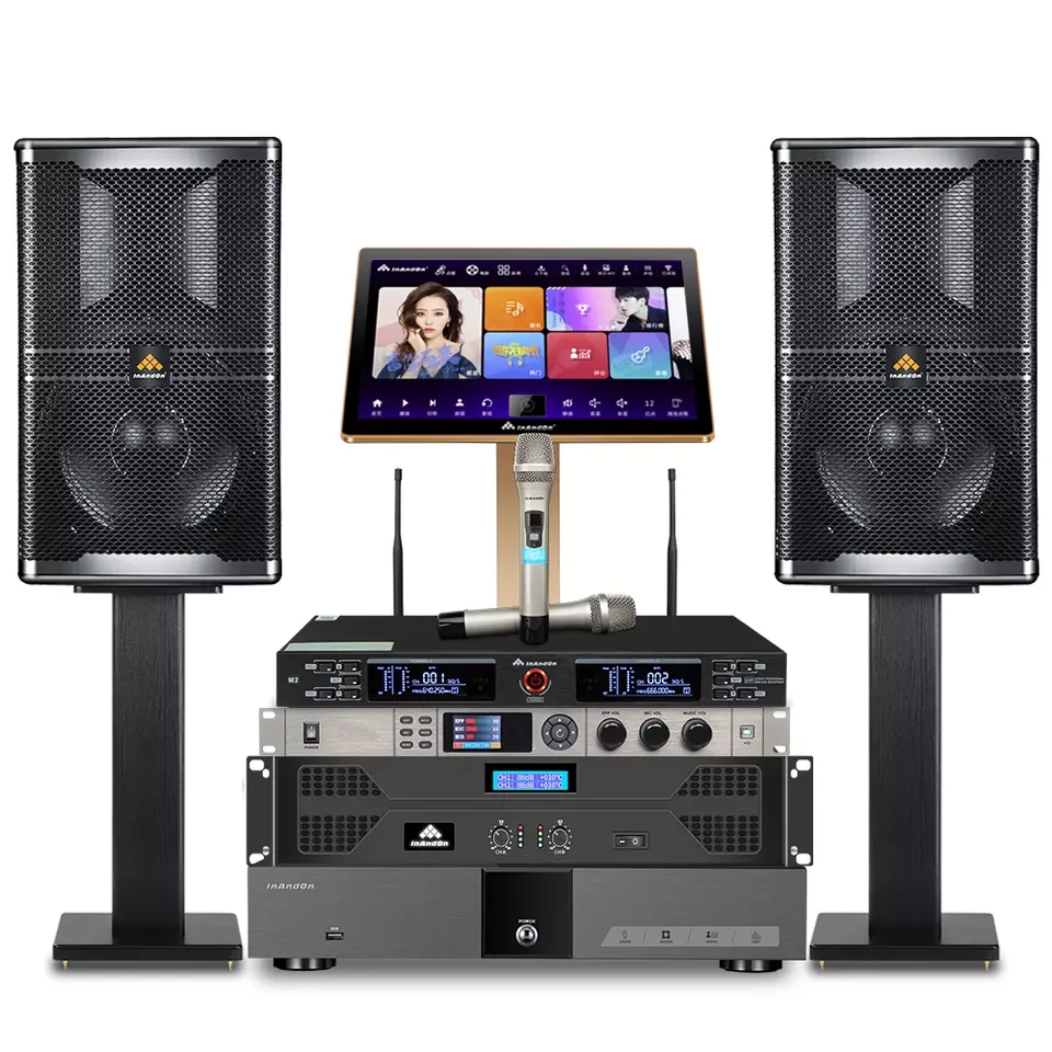 

InAndon-Sistema de Karaoke Profesional, máquina de canto multifunción KV-V5 Max, 8TB, WiFi, pantalla táctil, 4K