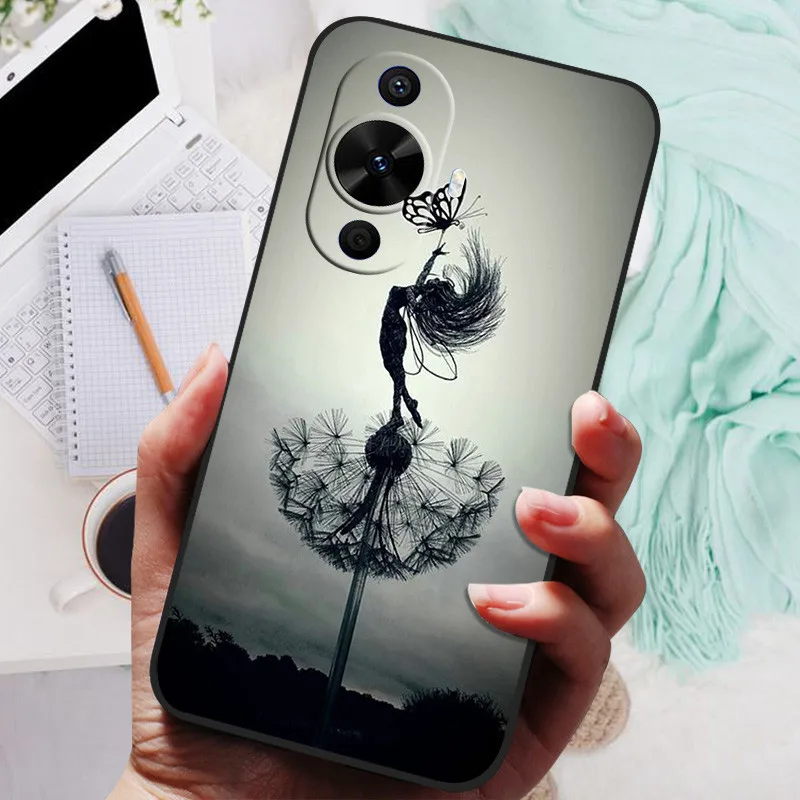 Lion Wolf Black Silicone Soft Protective Phone Case Cover