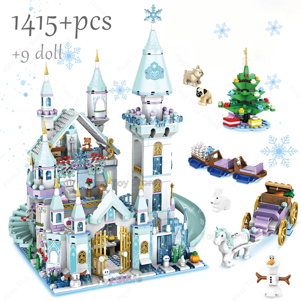 Juego De Bloques De Construcción Muñeco De Nieve Navideño Juego De Bloques De Construcción Muñeco De Nieve Navideño