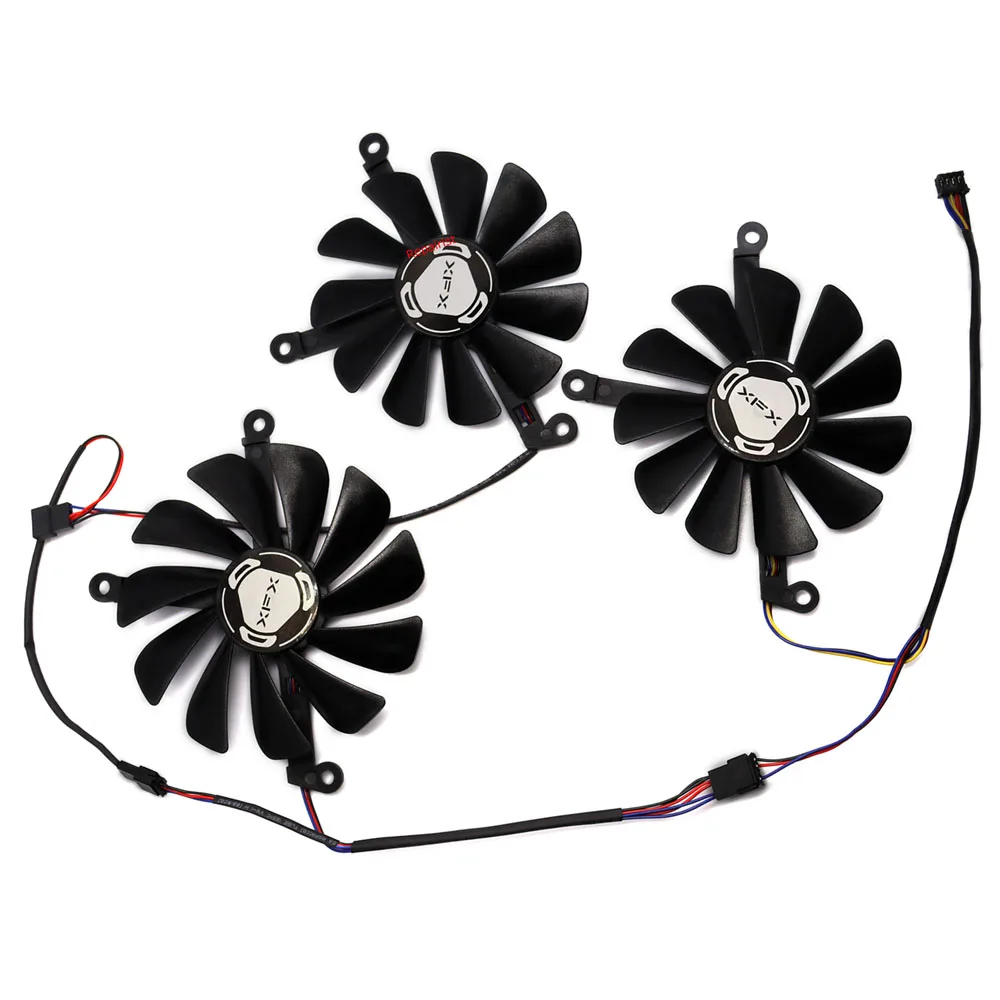 CF1010U12S CF9015H12S ׷ ī , 95mm 85MM, 3 /Ʈ, XFX RX6700XT OC 6750XT VGA GPU  ð