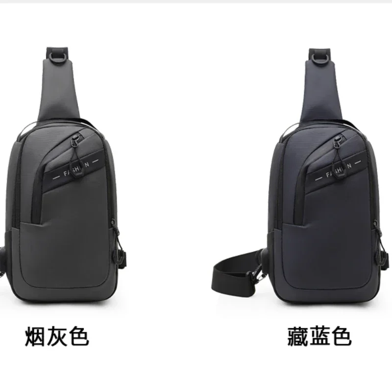 PU Fashion Hot Selling Waist Packs Zipper Solid Color Simple Casual Crossbody Bag Soft Versatile Commuting Chest Bag