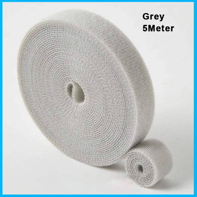 Reusable 5M Nylon Hook & Loop Cable Organizer Strap