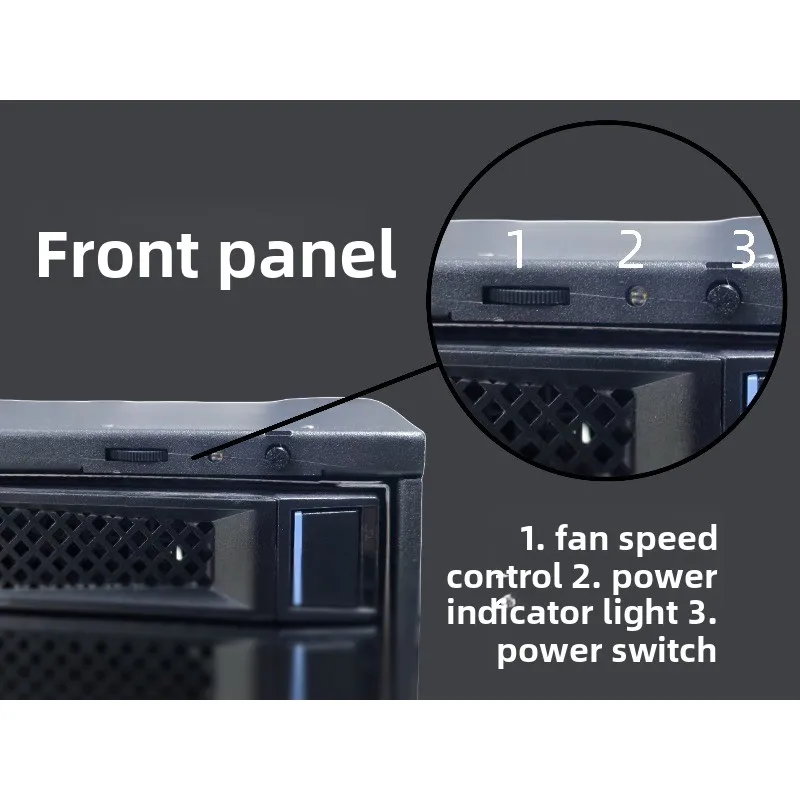 Silent 4U 스토리지 확장 인클로저, 24디스크 12Gbps 고속 메탈 JBOD 섀시(내장 PSU 포함), 서버 데이터 랙마운트용