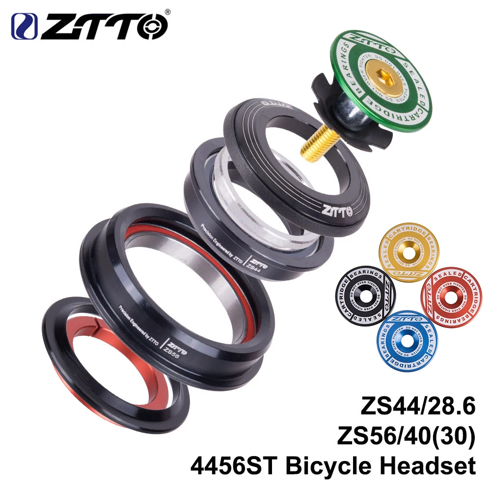 thumbnail image 2 of Bike Headset,44/55mm Aluminium Alloy Tapered Fork Straight Tube 44/55mm 2 of 14