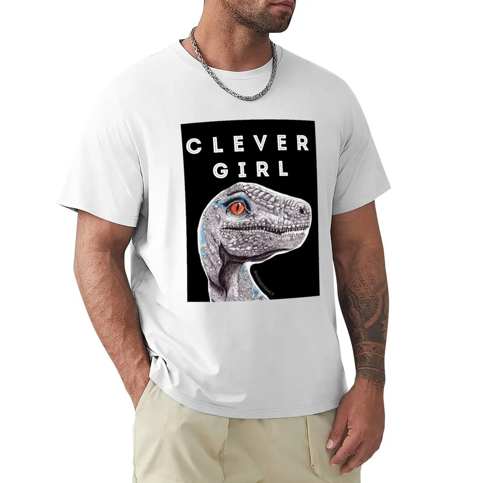 Blue Jurassic World Falled Kingdom T-Shirt Blanks For A Boy T-Shirt For Men Cotton