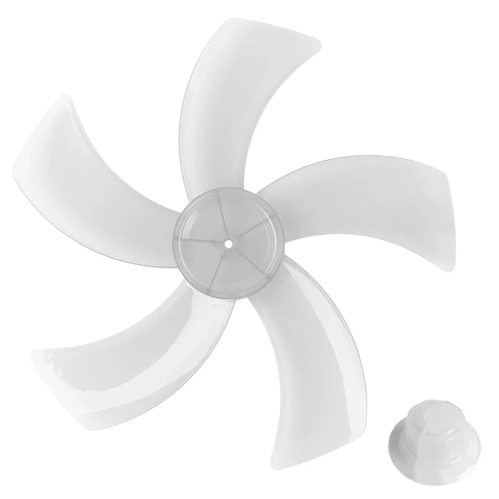 Fan Accessories Fan Blade 12 Inch 5 Leaves Blade For Desk Plastic Replacement Part Temperature Resistance