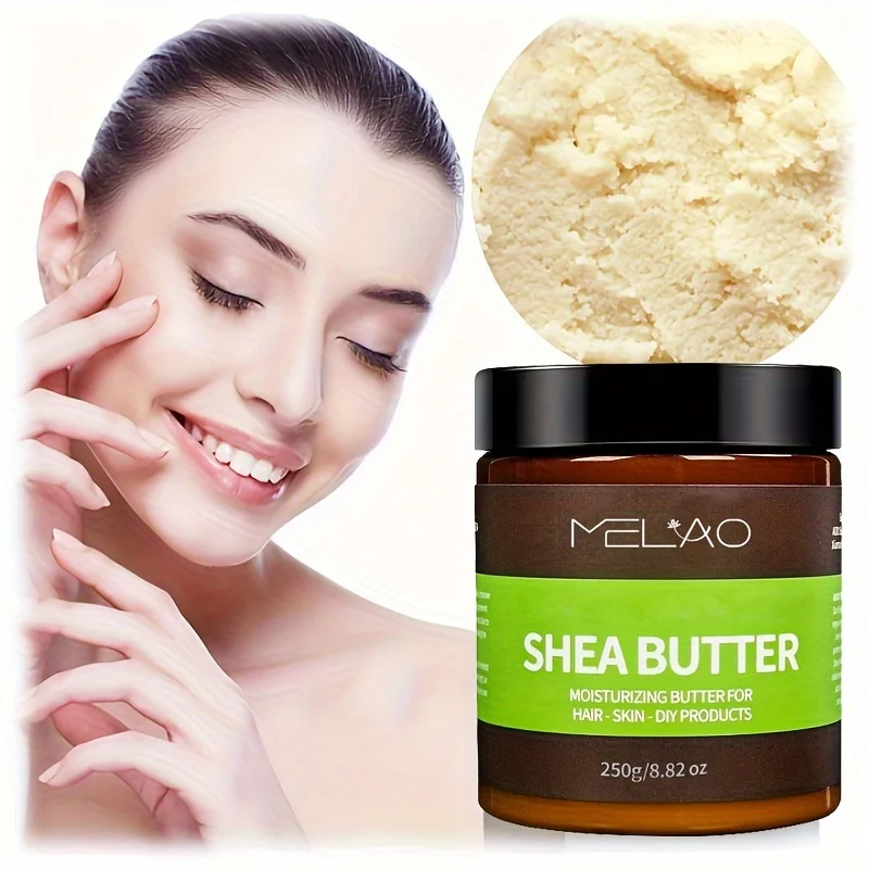 MELAO Organic Shea Butter for Body & Face Organic , 100% Raw & Unrefined to Soften, Smooth & Boost Radiance 4