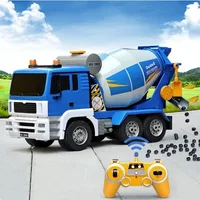 Double E E518 1/20 RC Car Remote Control Truck Engineering Vehicle Cement Concrete Mixer Truck Rotarable Toys for Children Gifts 2
