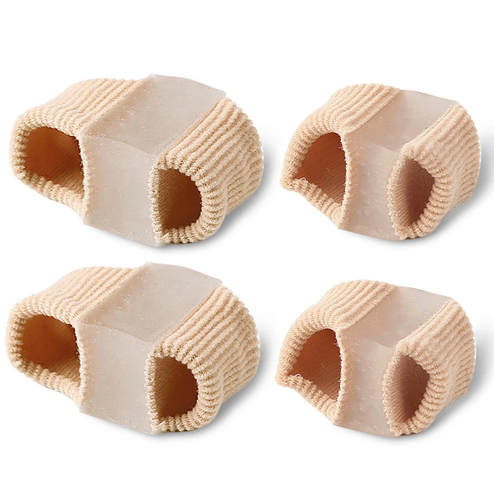Toe Separators Toe Corrector Toe Spreader Finger Toe Separator Toe Straightener Gel Pad Elastic Reusable Bunion Corrector For Women Foot Care 1pcs