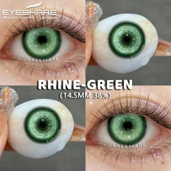 Vibrant Halloween & Cosplay Color Contact Lenses (RHINE - GREEN)