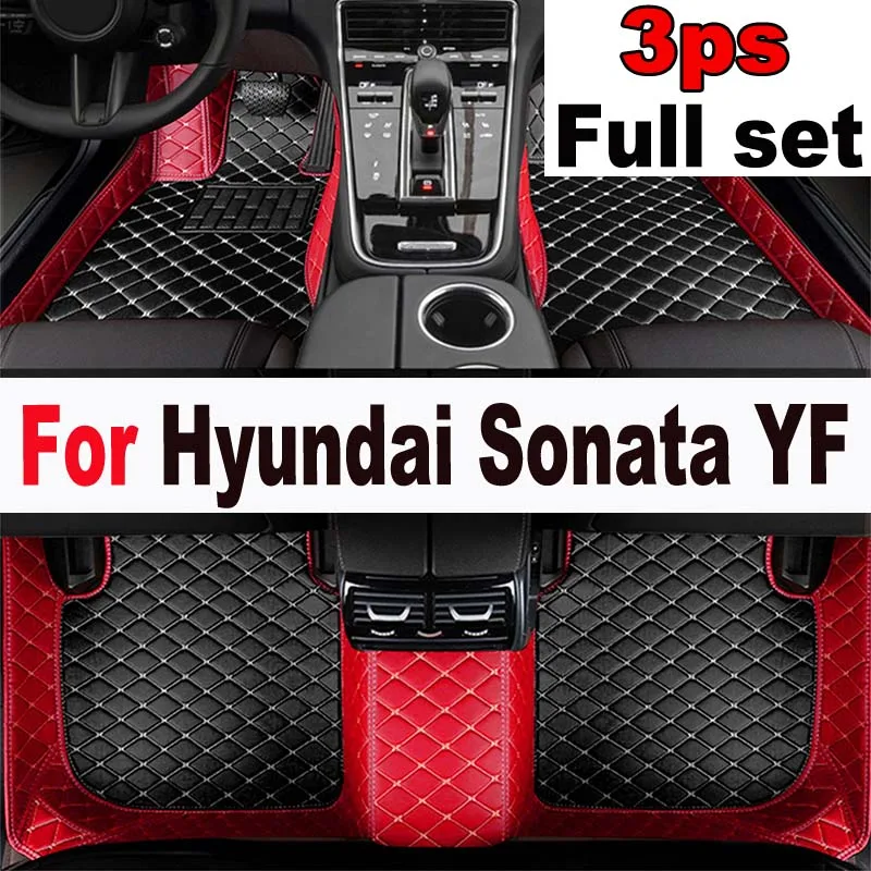 

For Hyundai Sonata YF 2014 2013 2012 2011 Car Floor Mats Interior Auto Parts Custom Waterproof Covers Leather Carpet Accessories